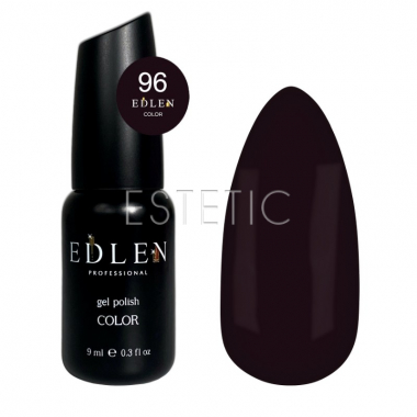 Гель-лак Edlen Color №096 бордово-шоколадный, 9 мл