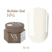 Гель для нігтів Valeri Builder Gel №04 молочний, 15 мл 
