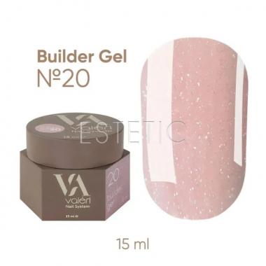 Гель для нігтів Valeri Builder Gel №20, 15 мл 