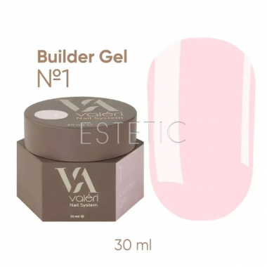 Гель для нігтів Valeri Builder Gel №01, 30 мл 