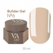 Гель для ногтей Valeri Builder Gel №06 нюдовый какао, 30 мл