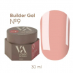 Гель для нігтів Valeri Builder Gel №09 бежевий карамельний, 30 мл