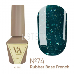 База Valeri French Base № 74 Flash светоотражающая, малахит, 6 мл