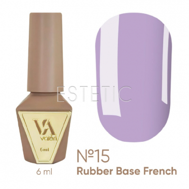 База Valeri French Base № 15 Cover светло-лиловый, 6 мл