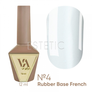 База Valeri French Base №  4 Shimmer молочно-біла з блакитним шимером,12 мл