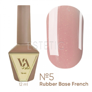 База Valeri French Base №  5 Shimmer нюдовий персик з золотим шимером,12 мл