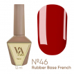 База Valeri French Base № 46 Color классический насыщенный красный, 12 мл