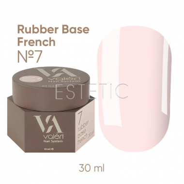 База Valeri French Base №  7 Cover сливочно-розовый теплый, 30 мл