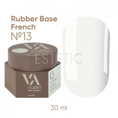 База Valeri French Base №13 Cover молочно-белая, 30 мл