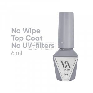 Топ для гель-лаку Valeri Top Non Wipe (no UV-filters) без липкого шару без УФ фільтрів,6 мл