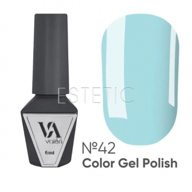 Гель-лак Valeri Color № 42 голубой холодный, 6 мл