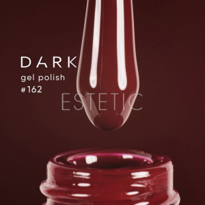 Гель-лак Dark gel polish 162 бордово-коричневий, 6 мл