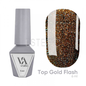 Топ світловідбивний Valeri Top Gold Flash золотистий, 6 мл