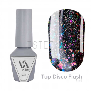 Топ світловідбивний Valeri Top Disko Flash з блискітками та поталлю, 6 мл