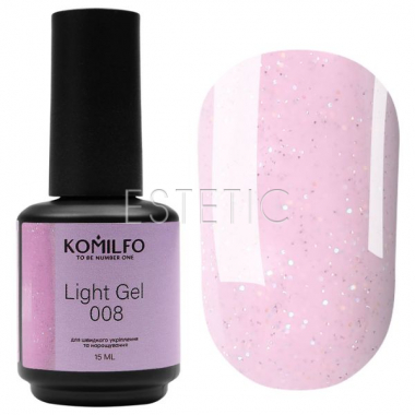 Жидкий гель Komilfo Light Gel 008, 15 мл