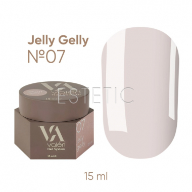 Гель желе для ногтей Jelly Gelly №07 розовый пудровый, 15 мл