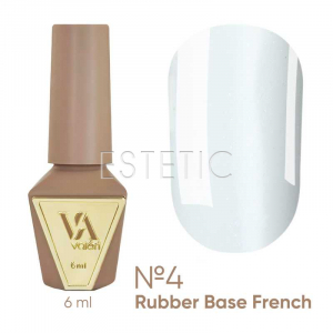 База Valeri French Base № 4 Shimmer молочний з блакитним мікрблиском, 6 мл