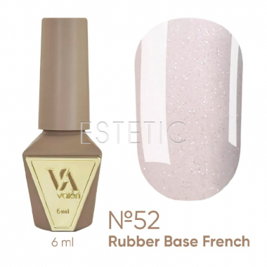 База Valeri French Base № 52 Opal пастельный светло-розовый опал, 6 мл