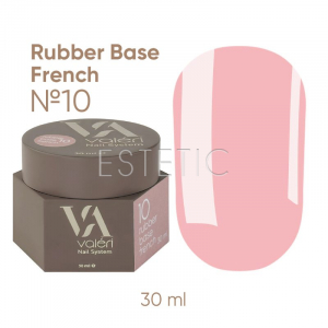 База Valeri French Base № 10 Color нежно-розовый нюд, 30 мл