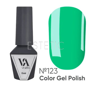 Гель-лак Valeri Color №123 яскравий зелений, 6 мл