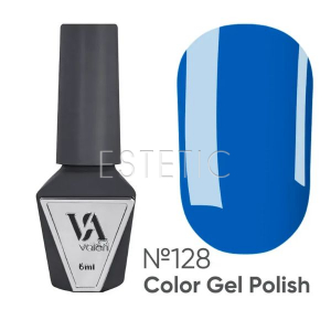 Гель-лак Valeri Color №128 синьо-блакитний, 6 мл