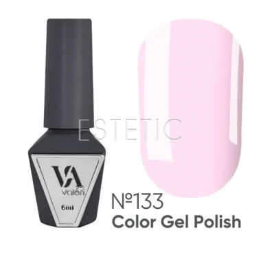 Гель-лак Valeri Color №133 выбеленный розовый, айвори розовый, 6 мл