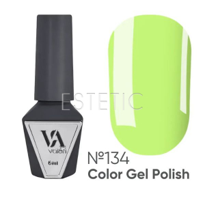 Гель-лак Valeri Color №134 ярко-желтый неоновый, 6 мл