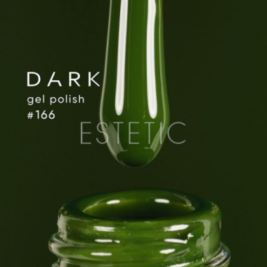 Гель-лак Dark gel polish 166 зеленая трава, 6 мл