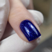 Фото 2 - Гель-лак Dark gel polish 169 насыщенный синий сапфир с синими блесточками, 6 мл