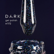 Гель-лак Dark gel polish 172 глубокий синий морской с голографичными блесточками, 6 мл