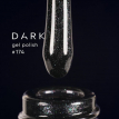 Гель-лак Dark gel polish 174 черный с шиммером, 6 мл