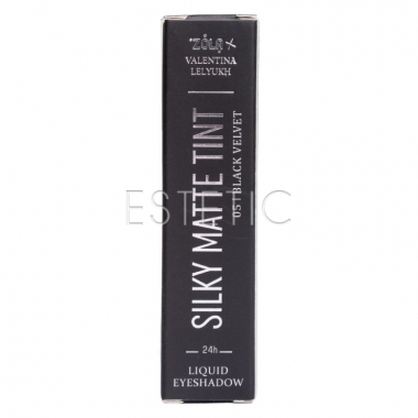 Жидкие тени для век ZOLA x Valentina Lelyukh Silky Matte Tint 05 Black Velvet, 3,2 г