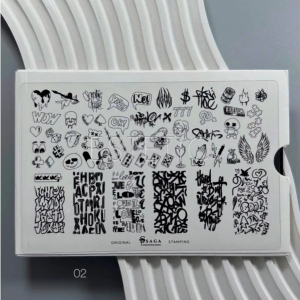 Пластина для стемпинга SAGA professional №02 Graffiti