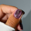 Гель-лак Dark gel polish Cat Eye 35 хрустальный кошачий глаз итальянский сливовый, 6 мл