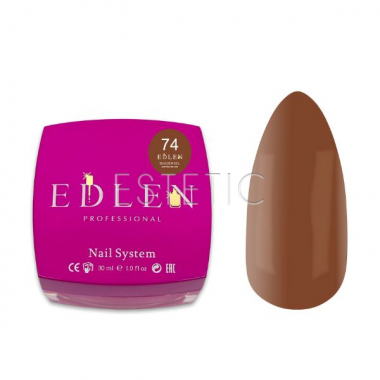 Гель для ногтей EDLEN Builder gel №74 Lviv (Coffee in Lviv), 30 мл