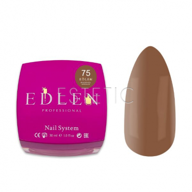 Гель для ногтей EDLEN Builder gel №75 Lviv (Coffee in Lviv), 30 мл