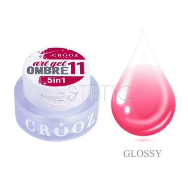 Гель краска для омбре Crooz Art gel 5в1 ombre №11 маджента, 3 мл