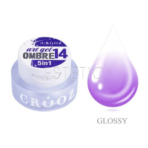 Гель краска для омбре Crooz Art gel 5в1 ombre №14 , 3 мл