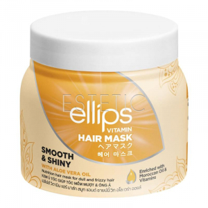 Маска для волосся Ellips Smooth&Shine Розкішне сяйво з олією Алое Вера, 200г