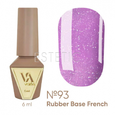 База Valeri French Base №93 Fairy tale нежно-лиловый с серебряным шиммером, 6 мл