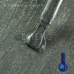 Гель-лак Touch Gel polish 3D Cat Eyes 07 котяче око, м'який оливковий, 9 мл