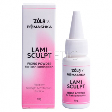 Фискирующая пудра для ламинирования ресниц ZOLA x Romashka LamiSculpt, 10 г