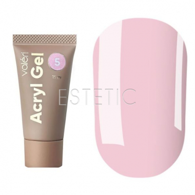 Акригель Valeri Acryl Gel №05 нежно-розовый, 15 мл