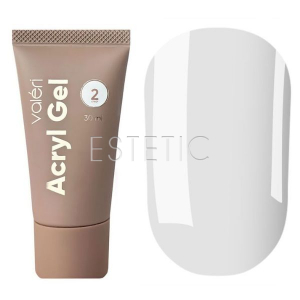 Акригель Valeri Acryl Gel №02 прозрачный, 30 мл