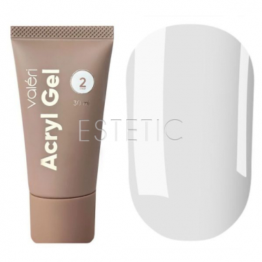 Акригель Valeri Acryl Gel №02 прозрачный, 30 мл