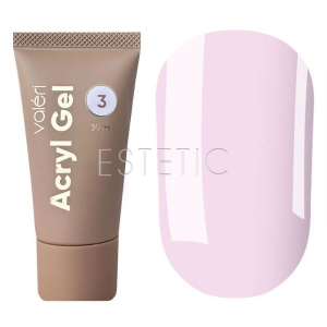 Акригель Valeri Acryl Gel №03 молочно-розовый, 30 мл