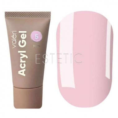 Акригель Valeri Acryl Gel №05 нежно-розовый, 30 мл