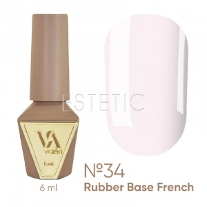 База Valeri French Base № 34 Color айворі рожевий, 6 мл