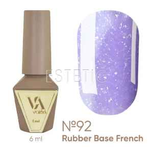 База Valeri French Base №92 Fairy tale нежная лаванда с серебряным шиммером, 6 мл
