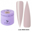 Гель для ногтей DNKa Builder Gel #0043 Basic розово-бежевый нюд, 15 мл